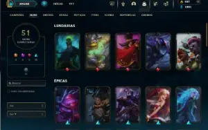 Ferro 2 com 135 Champs e 51 Skins