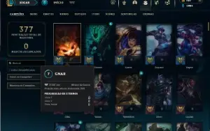 Ferro 2 com 135 Champs e 51 Skins