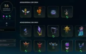 Conta de lol com todos os campeões.