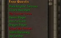 Conta Iniciante OSRS / 50 str-50 atk- 50 def / 36 QP