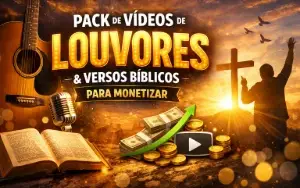 Pack Vídeos de Louvores e Versos Bíblicos Para Monetizar