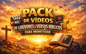 Pack Vídeos de Louvores e Versos Bíblicos Para Monetizar