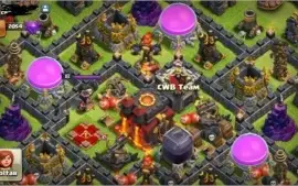 Clash of Clans cv10 bem upado