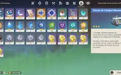 Conta Genshin Ar 56 21* Personagens 5 Estrelas E 8* Amas T5