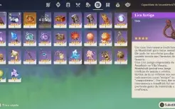 Conta Genshin Ar 56 21* Personagens 5 Estrelas E 8* Amas T5