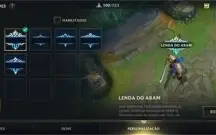 WILD RIFT MESTRE 56 SKINS; 6 LENDÁRIAS; LENDA ARAM