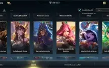 WILD RIFT MESTRE 56 SKINS; 6 LENDÁRIAS; LENDA ARAM
