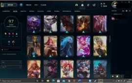 Conta com 97 e com neeko prestigio - lol