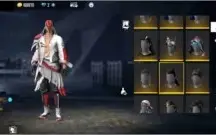 conta free fire gemada lv 74, pet e skins raras