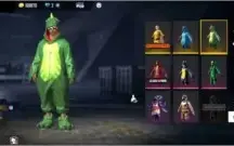 conta free fire gemada lv 74, pet e skins raras