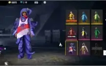 conta free fire gemada lv 74, pet e skins raras