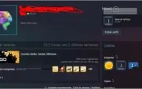 Conta CSGO PRIME Ouro4, com MEDALHA DE 2019. SUPER BARATO!