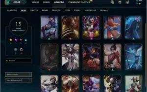 Conta master 33 champs 15 skins!