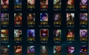 Smurf Platina 3 LUX Elementalista /61 champ/12skin  85,00 R$