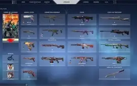 Conta Valorant Diamante 3 + Skin Vandal + Ghost + Phantom