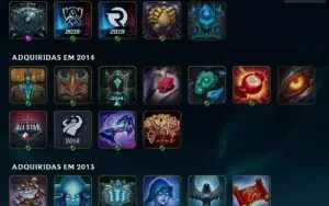 Conta League of Legends Full Acesso - 133 Champs e 70 Skins