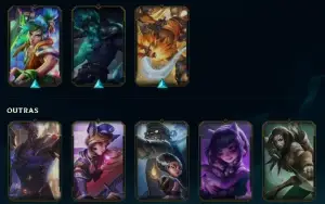 Conta League of Legends Full Acesso - 133 Champs e 70 Skins