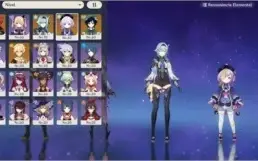 CONTA COM DILUC + EULA + Venti + QIQI + 4 estrelas abaixo