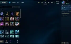 Conta LOL 1200+ skins Diamante 80% WR