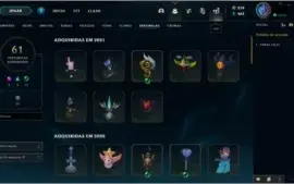 Conta LOL 1200+ skins Diamante 80% WR