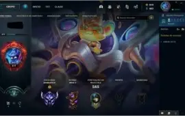Conta LOL 1200+ skins Diamante 80% WR