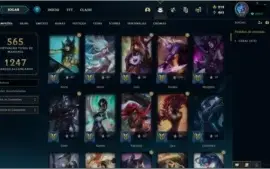 Conta LOL 1200+ skins Diamante 80% WR
