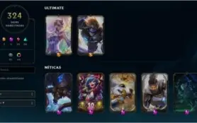 VENDO CONTA LOL UNRANKED - OURO SEASON  5, 6, 7. 320 SKINS