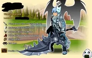 Conta TOP Adventure Quest Worlds