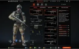 VENDO CONTA WARFACE PTT 43 COM 2 ARMAS DE CASH