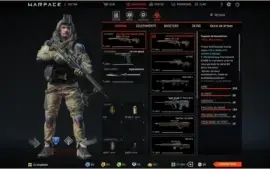 VENDO CONTA WARFACE PTT 43 COM 2 ARMAS DE CASH