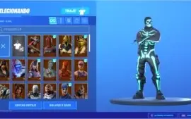 CONTA FORTNITE+MUITAS SKINS DE LOJA, BUNLDES, VIÚVA NEGRA!