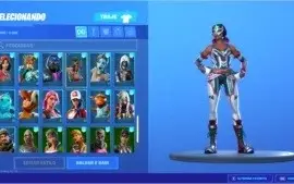 CONTA FORTNITE+MUITAS SKINS DE LOJA, BUNLDES, VIÚVA NEGRA!