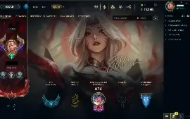 CONTA RIOT - Skins raras, muitas bordas, MMR Mestre