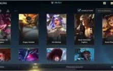 Conta Wild Rift 19 skins