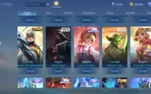 Conta Mobile Legends com 567 skins