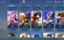 Conta Mobile Legends com 567 skins