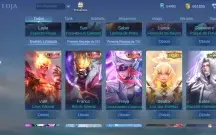 Conta Mobile Legends com 567 skins