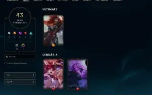 Conta League of Legends Full Acesso - 130 Champs e 43 Skins