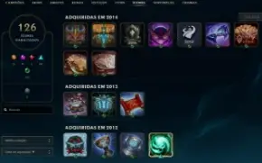Conta League of Legends Full Acesso - 130 Champs e 43 Skins