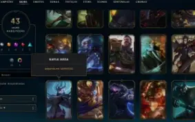 Conta League of Legends Full Acesso - 130 Champs e 43 Skins