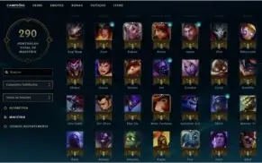 Conta de League of Legends - Muito conteúdo.
