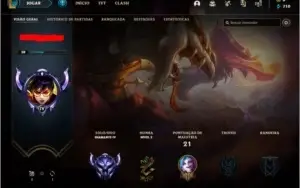 Conta d4 lol