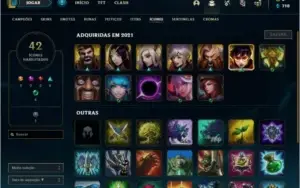 Conta d4 lol