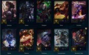 Conta lol Platina 1 br