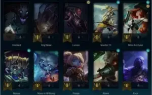 Conta lol Platina 1 br