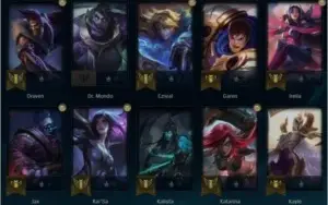 Conta lol Platina 1 br