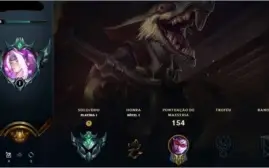 Conta lol Platina 1 br