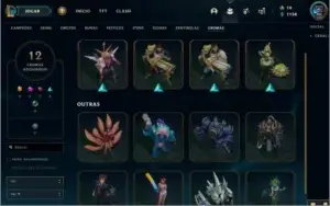 Conta LoL Ouro4 MMR alto, 123Campeões, 88 Skins
