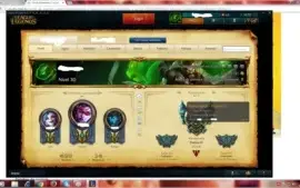 Conta Platina 4 30 skins e 120 Campeões
