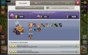 CLASH OF CLANS CV13 FULL + 15300 GEMAS